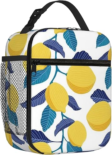 Miniatura 2 de Loncheras aisladas reutilizables para mujeres y hombres, bolsas de almuerzo portátiles de gran capacidad para el trabajo, picnics y viajes aislados