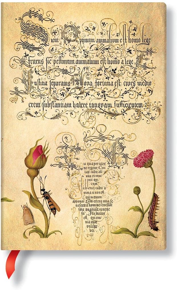 Paperblank PB8123-4 Hard Framish Rose A6 Mini Ruled Notebook