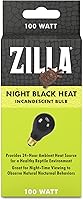 Vista 16 de Zilla Bombilla incandescente, negro nocturno, ideal para especies de reptiles nocturnos