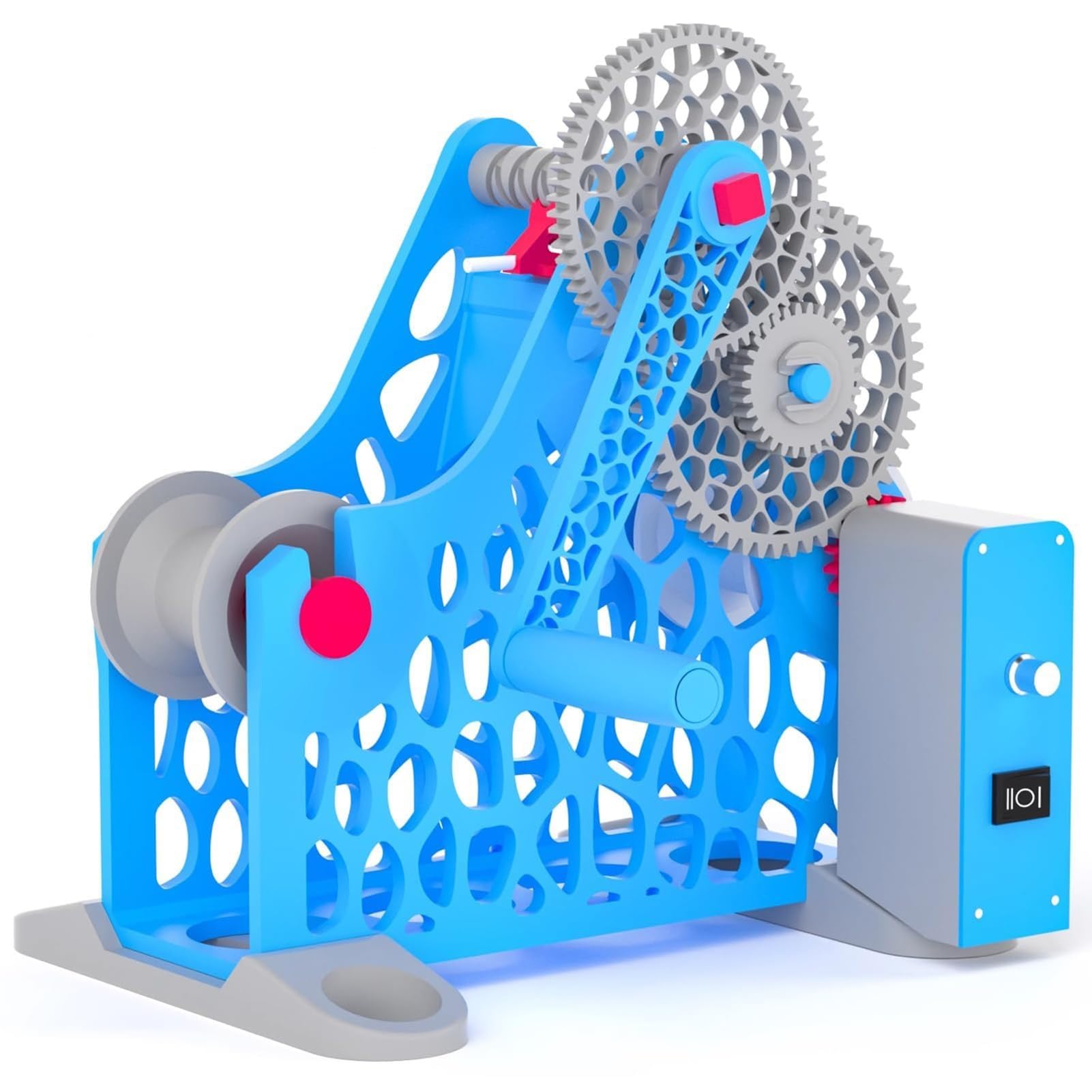 ERSINIAN 3D Filament Respooler, Spool Rewinder for 1Kg Spools, Manual Filament Winder for 3D Printing Enthusiasts, Welders, Textile Artists