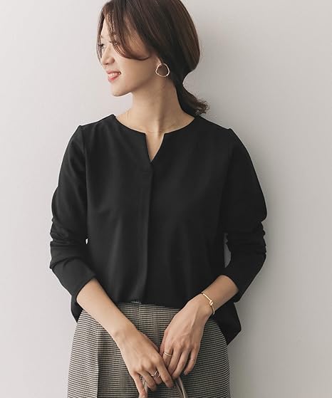 Amazon アーバンリサーチ ドアーズ Tシャツ ポンチスキッパープルオーバー レディース Black One Tシャツ カットソー 通販
