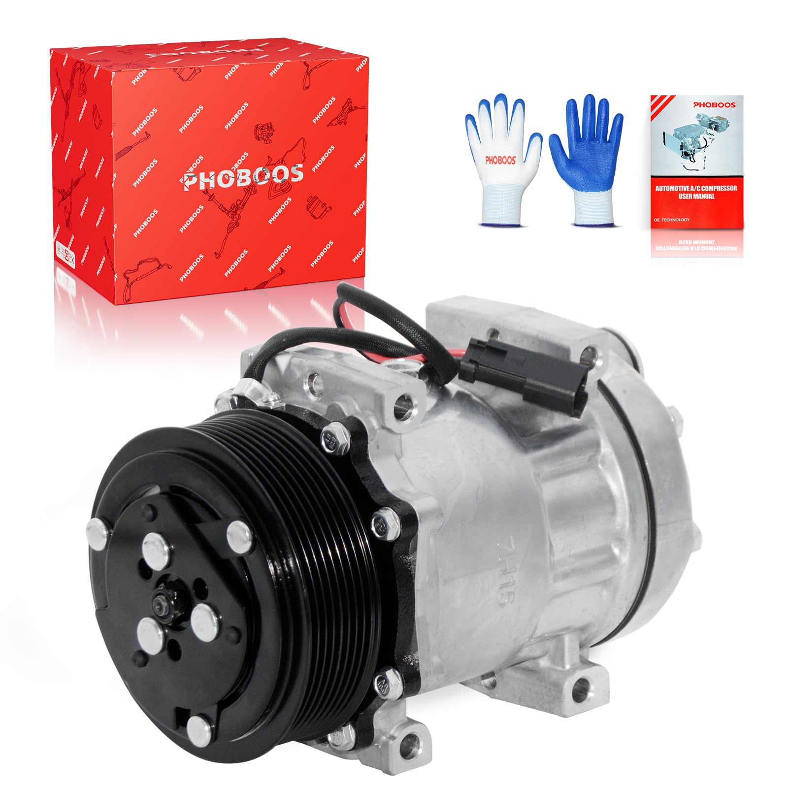 Photo 1 of PHOBOOS A/C Compressor with Clutch for Dodge Ram