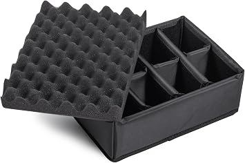 B&W International 3000/B/RPD 3000 Outdoor Case with RPD Insert Durable Type, Black