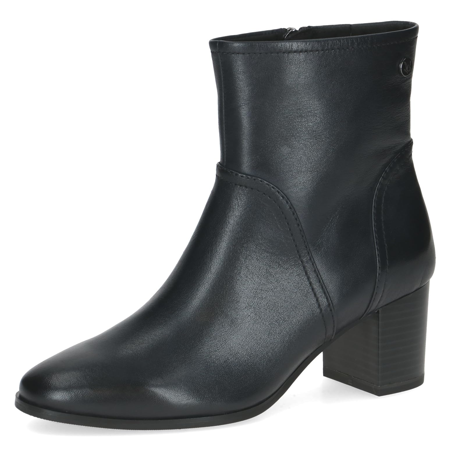 CAPRICE Damen Stiefeletten aus Leder mit Blockabsatz