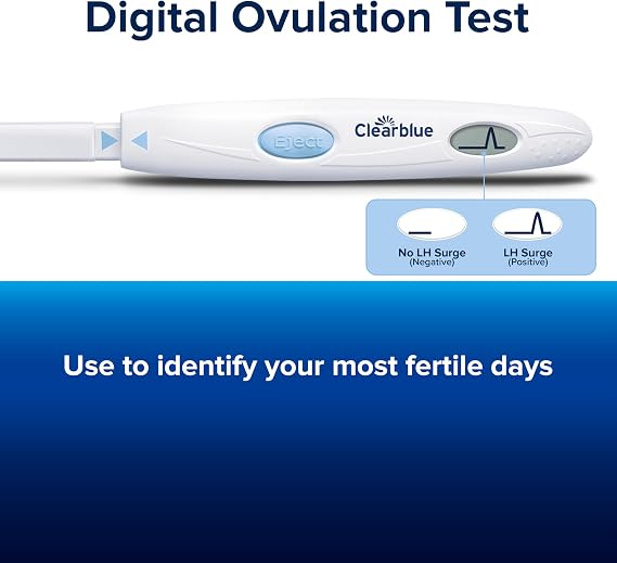 Clearblue & Natural Cycles Hormone-Free Birth Control Kit Starter Pack, 3 Month Subscription to The Natural Cycles app, 15 Digital Ovulation Tests, 1 Digital Basal Thermometer