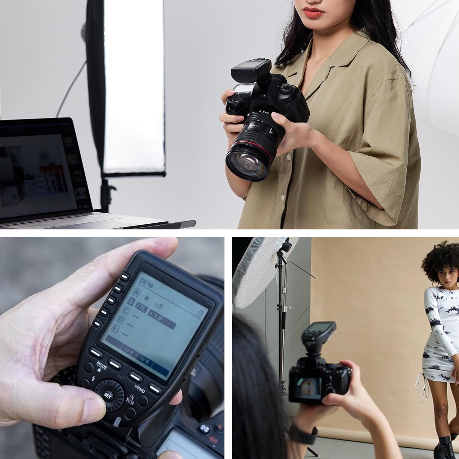 Godox Xpro-C mounted on a camera