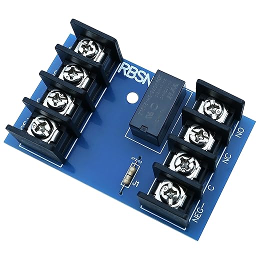 Relay Module, Compatible with Altronix RBSN Sensitive Relay Module,Sturdy Build, Effortless Wiring for Alarm Panels, Door Unlock and Surveillance Setups