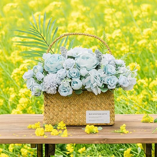 Amazon 造花 手作りフラワー 花瓶付 アートフラワー 枯れない花 人気 おしゃれ 光触媒 卓上置き 置き場所 アレンジ インテリア 観葉植物 ギフト 誕生日 贈り物 プレゼント 造花 オンライン通販