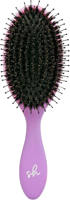SimplyHair Hair Extension Brush & Detangler With Anti-Static Soft Boar Bristle