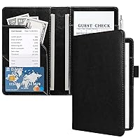 Vista 11 de ACdream - Libretas de servicio para camarera, libreta de anotación de comensales, lindo organizador de piel y cartera, para presentar la cuenta