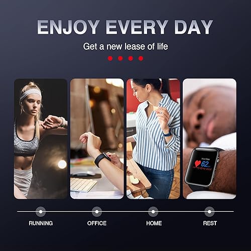 Miniatura 7 de Compatible con Apple Watch Series 6 de 1.732 pulgadas. El cristal externo de la pantalla está dañado y el kit de reparación de reemplazo de rotura