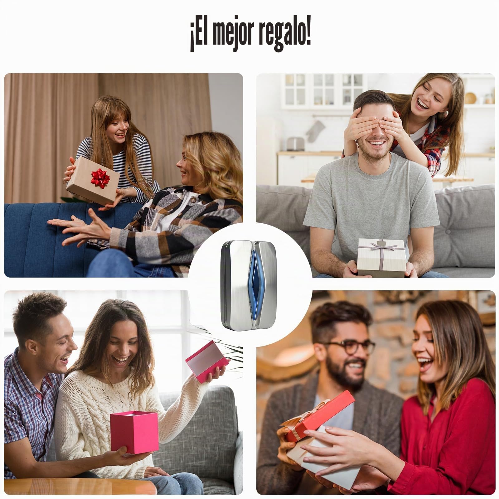 Fidget Slider Card,Juguete Metálico Fidget, Juguete Magnético Hueco, Antiestrés para TDAH, Trastornos de Ansiedad,Mejora La Concentración,Ideal para Empleados de Oficina