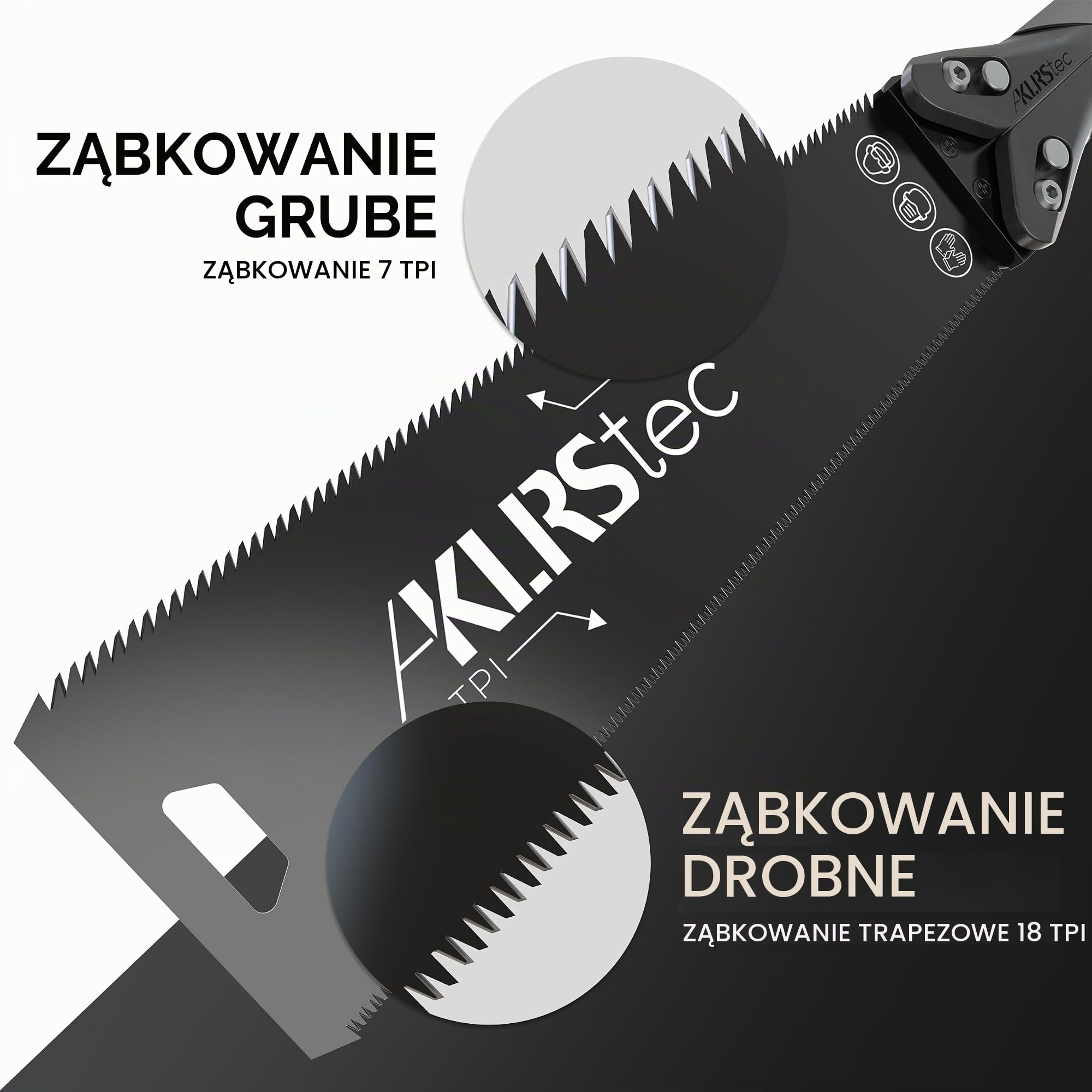KLRStec PRO XL japońska piła – innowacyjna piła japońska o składanej konstrukcji