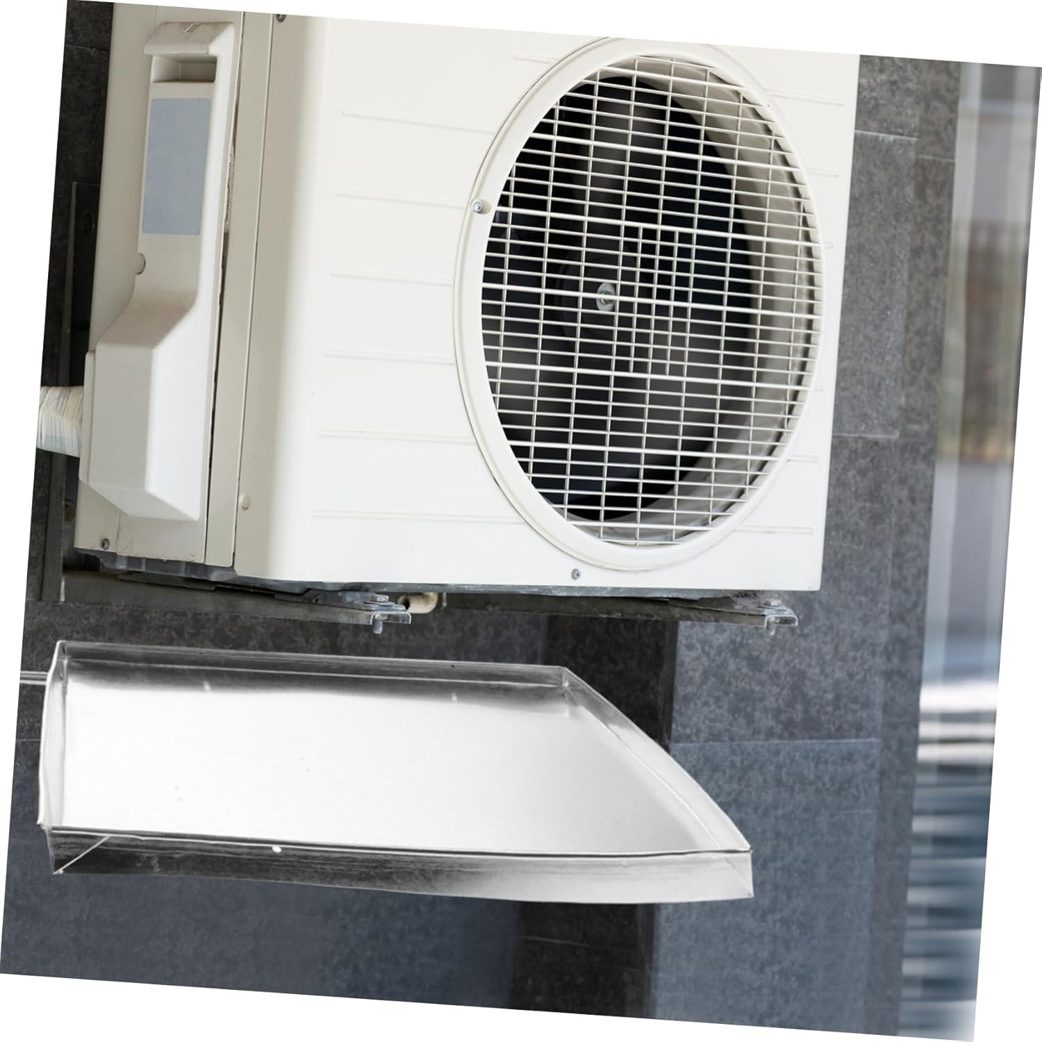 1 Set Air Conditioner Outdoor Unit Water Tray Drain Pan for Washing Machine Tray Unit Accessory Drain Pan for Washer and Dryer Air Conditioner Floor Drain Pan Drain Pan