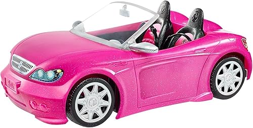 Miniatura 2 de Barbie DVX59 Autre Glam Convertible Sports - Vehículo de juguete para muñeca, coche rosa