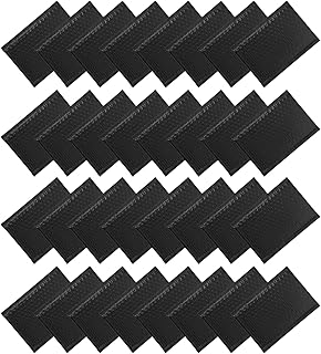 50 Sobres para Correo A Prueba De Golpes E Impermeables Color Negro para Pequeñas Empresas Bolsas De Polietileno para Envíos Sobres Acolchados