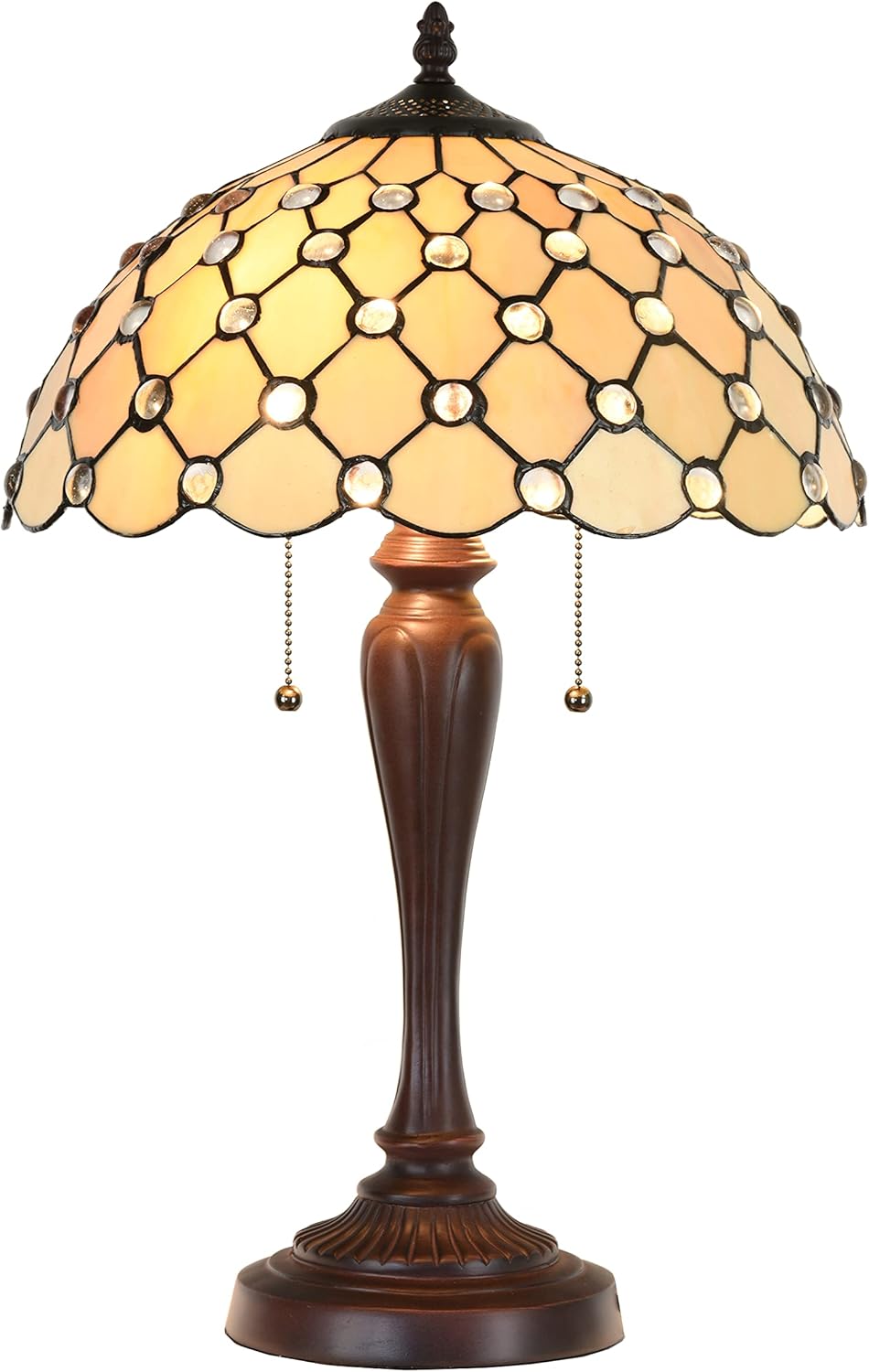FINE Art Living KT1411 Table Lamp, Yellow