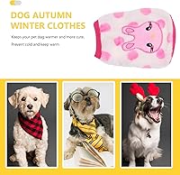 Vista 5 de Suéter para perro, suéteres para perros pequeños, abrigo cálido de invierno para mascotas, suéteres suaves para perros pequeños, niñas y niños