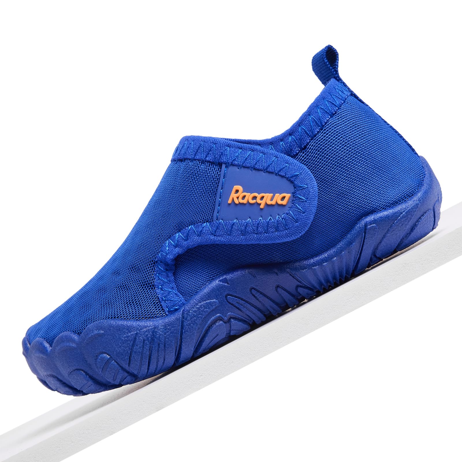 Racqua Scarpe da acqua per bambini, antiscivolo, per bambini, ragazzi e ragazze (neonati/bambini), Wzk1653t Blu marino, 18-24 mesi