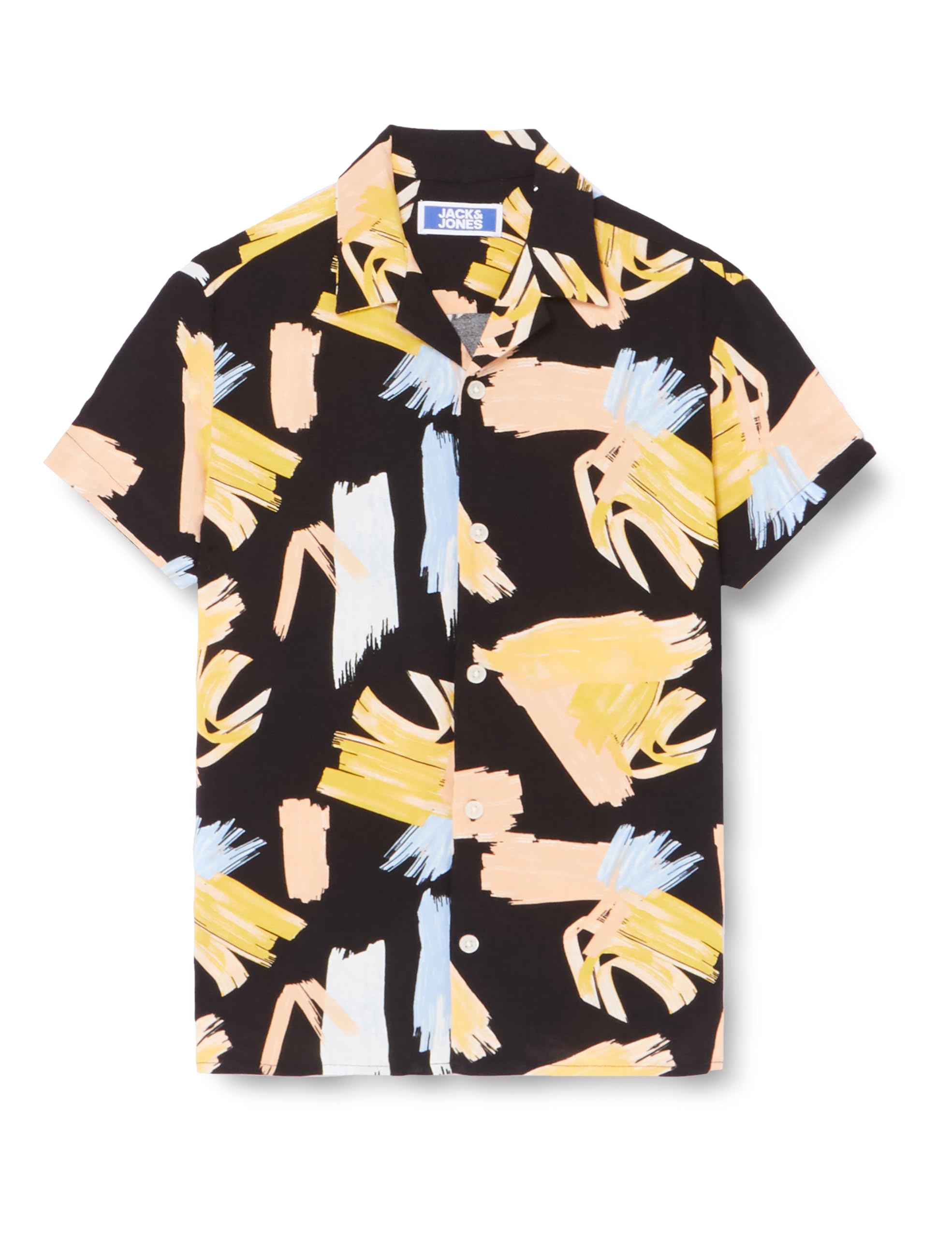JACK&JONES JUNIOR Jorjeff Gallery AOP Resort Shirt S Jnr Camisa de Manga Corta para Niños