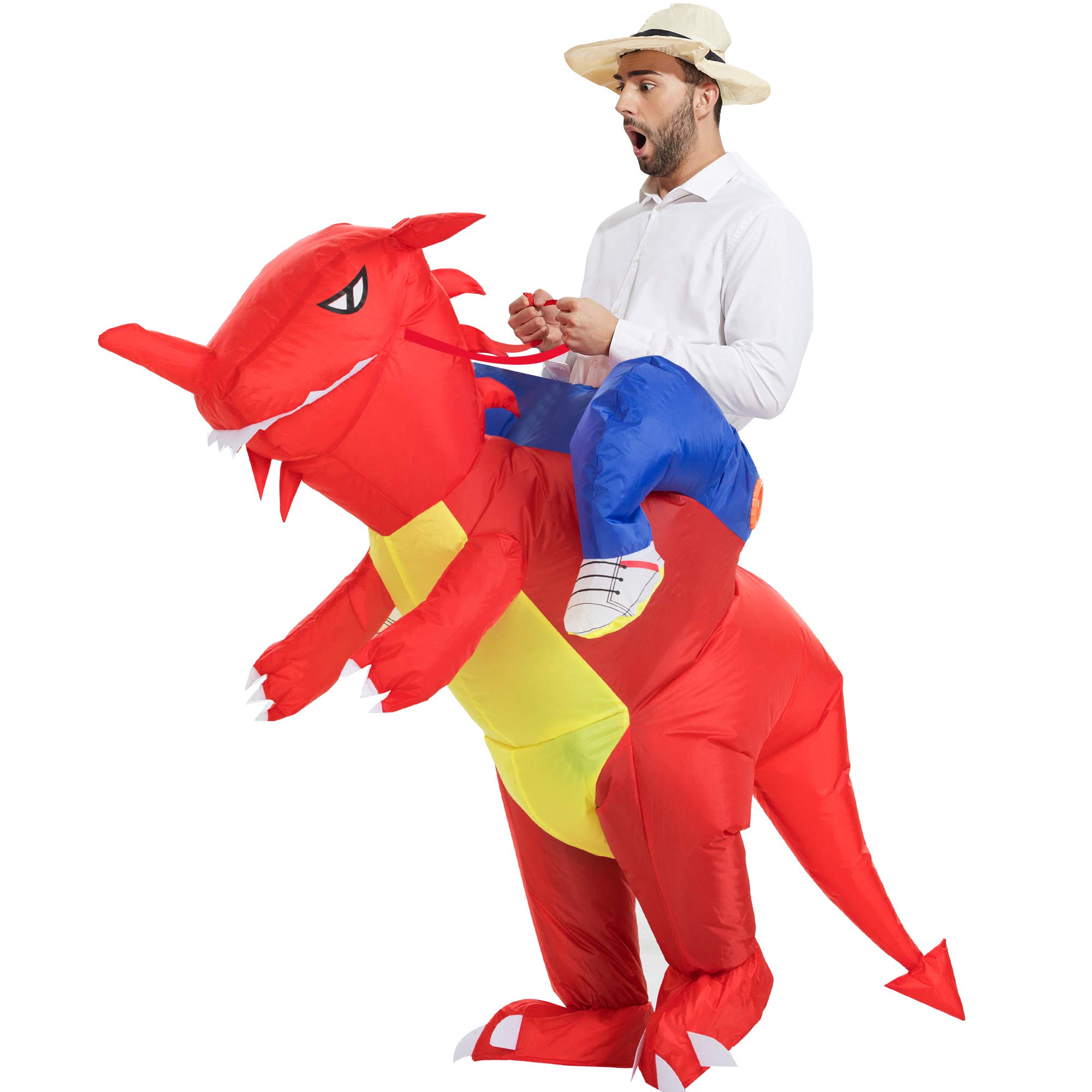 TOLOCO Inflatable Dinosaur Costume for Adults