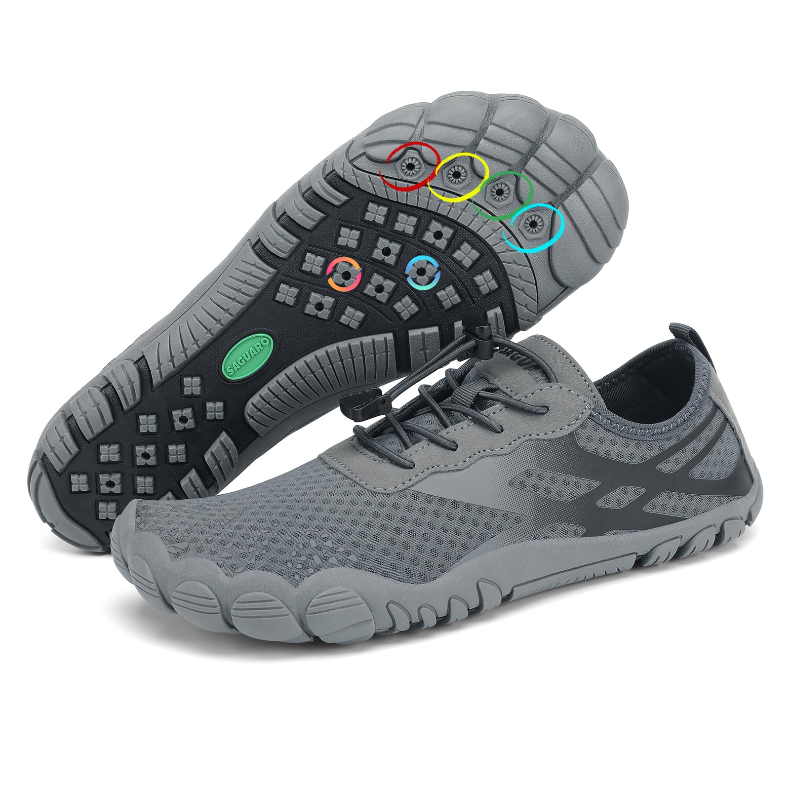 SAGUARO Scarpe da Scoglio Uomo Donna Asciugatura Rapida Scarpette da Mare per Acqua Immersione Gr.36-48