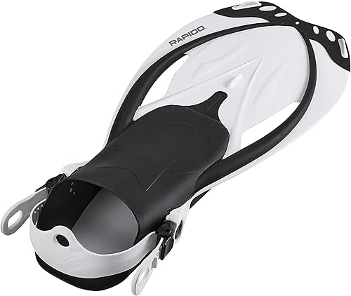 Miniatura 7 de Phantom Aquatics Rapido Boutique Collection - Juego de esnórquel ajustable con máscara de vidrio templado, con bolsa de red de transporte