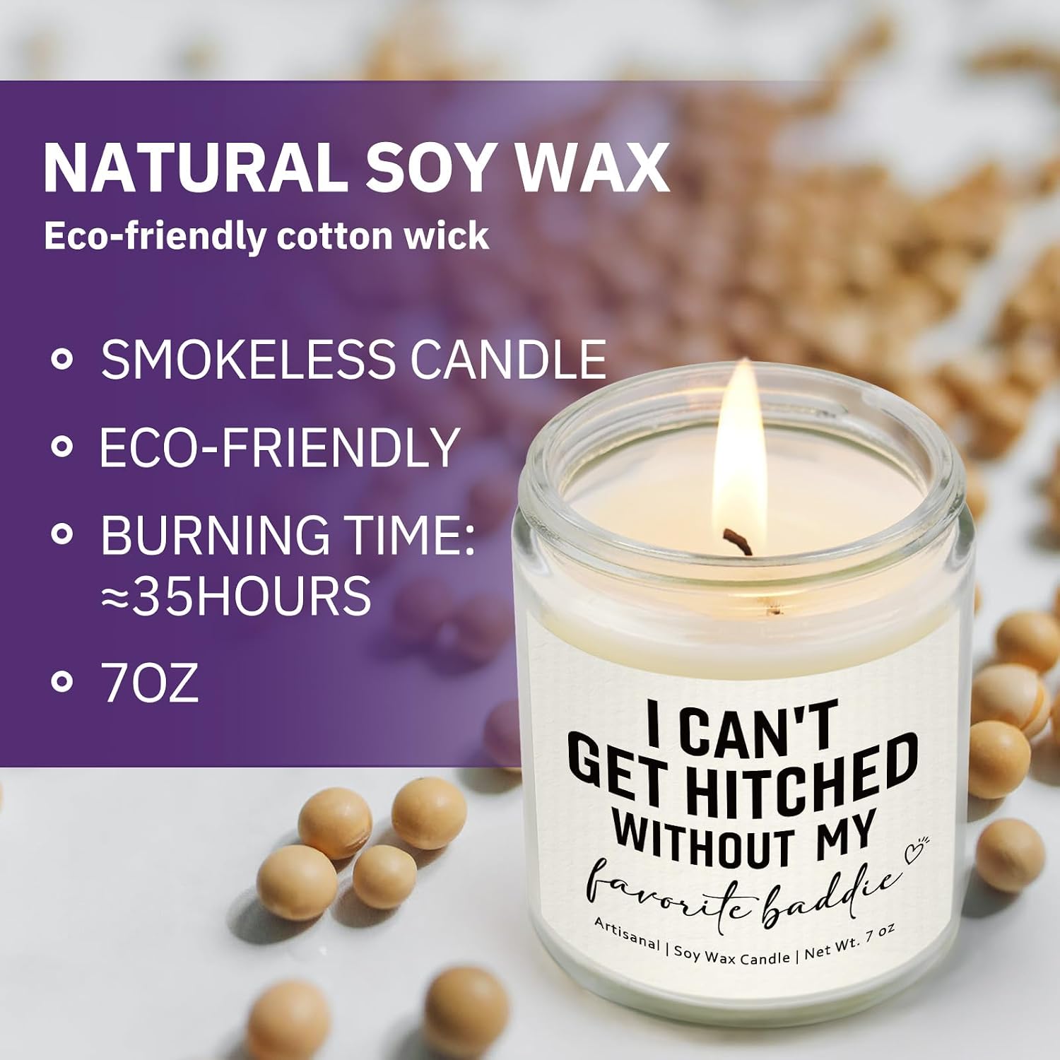 Niyewsor Bridesmaid Proposal Gifts, Maid of Honor Gifts, Bridesmaid Candle