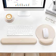 Ergonomic Mouse Pad with Wrist Rest, Mouse Pads for Desk Wrist Support