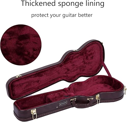 Miniatura 16 de Crossrock Estuche de madera rígida para ukelele tenor, tweed de vinilo (CRW620TUTW)