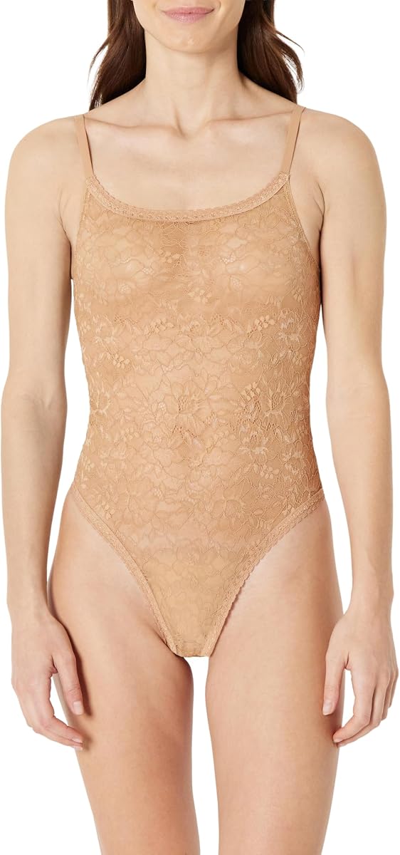 Amazon Essentials Body elástico con tanga de encaje para mujer
