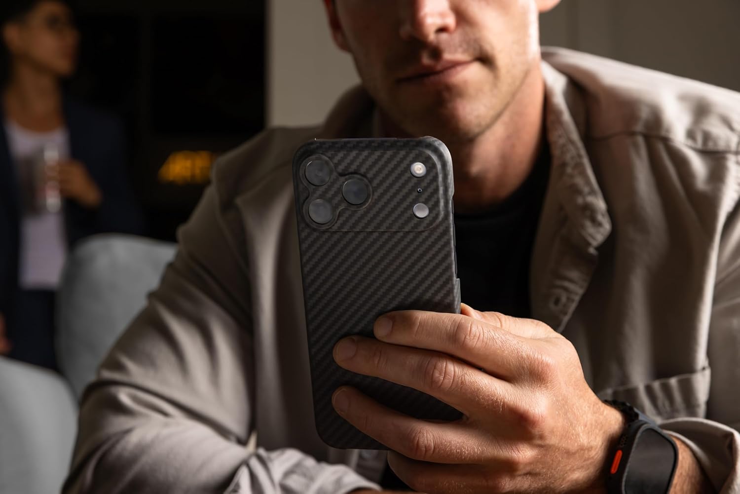 Latercase | Compatible with iPhone 17 Pro | Classic | Durable iPhone 17 Pro Phone Case | 0.6mm Thin Aramid Fiber, 10 Grams, Precision Lasercut, Full Camera Protection, Nonslip Matte Finish