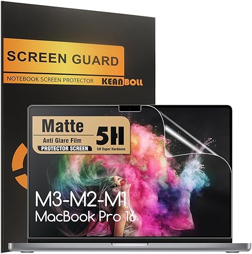 Miniatura 18 de KEANBOLL Paquete de 3 protectores de pantalla antirreflejos para MacBook Pro de 13 pulgadas M2 M1, MacBook Air 13 M1, modelo A2338 A2289 A2251 A2159