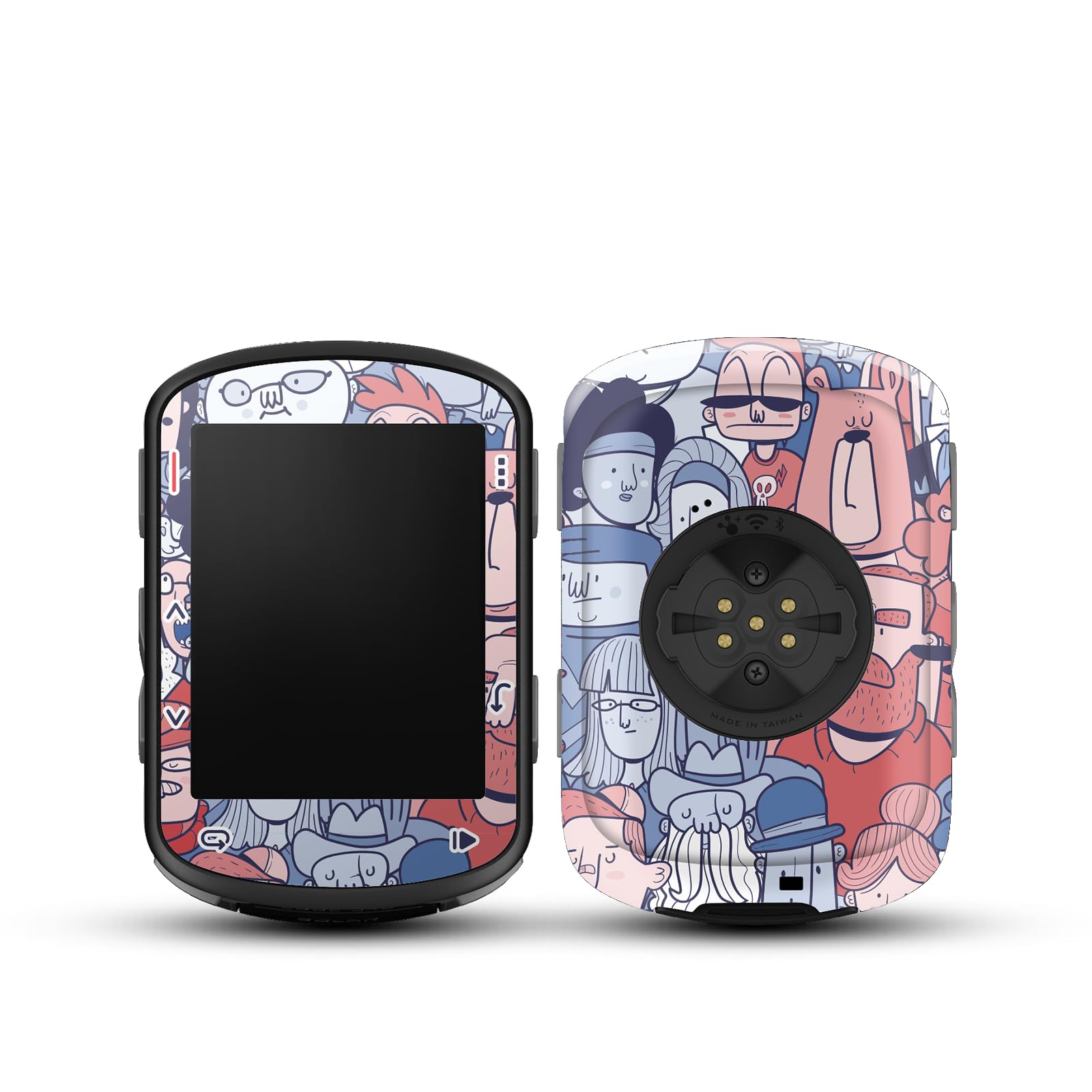 CHIDIFANS Stylish Stickers Compatible with Garmin Edge 540/840 Bike Computers, Protective Stickers, Cases, PVC Material in Various Styles (Style 42)