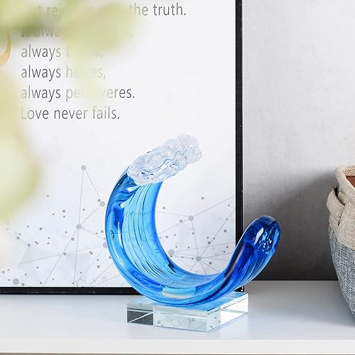 Miniatura 4 de Yao Yuan Estatua y figura de cristal soplado a mano de estilo Murano