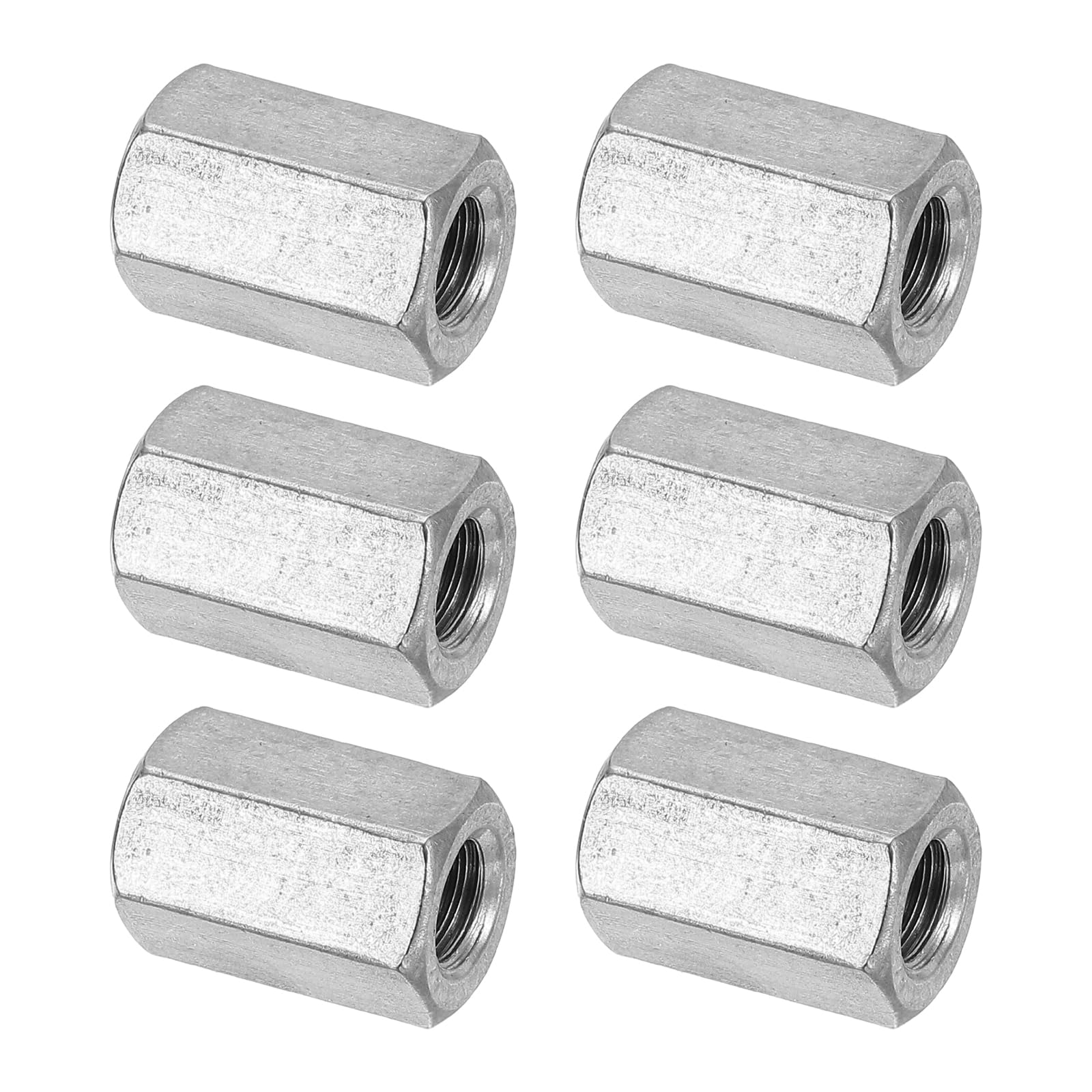 PATIKIL M8 x 1.25-Pitch 304 Stainless Steel Hex Coupling Nuts