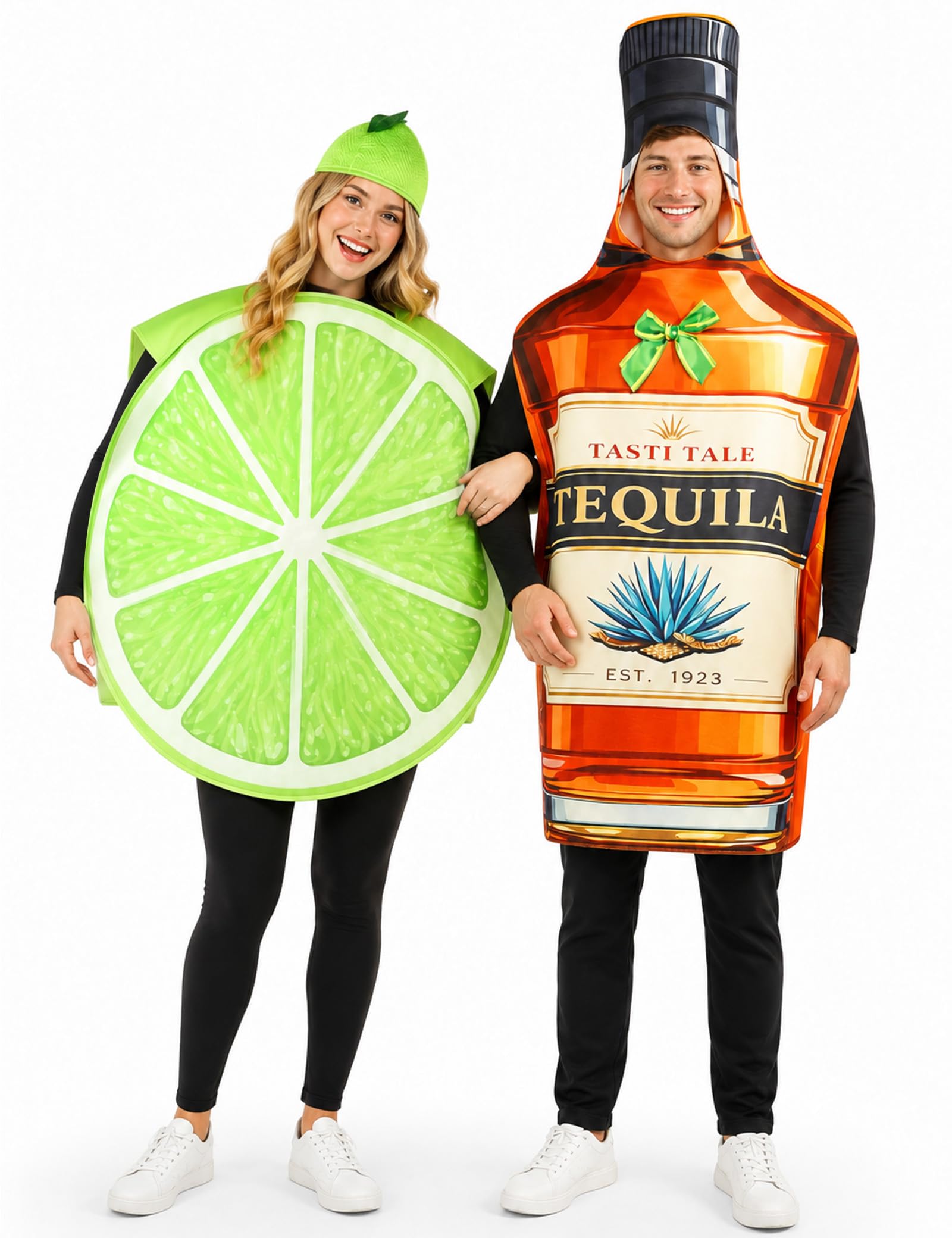 Tequila and Lime Couples Halloween Costumes 3PCS Funny Adult Set