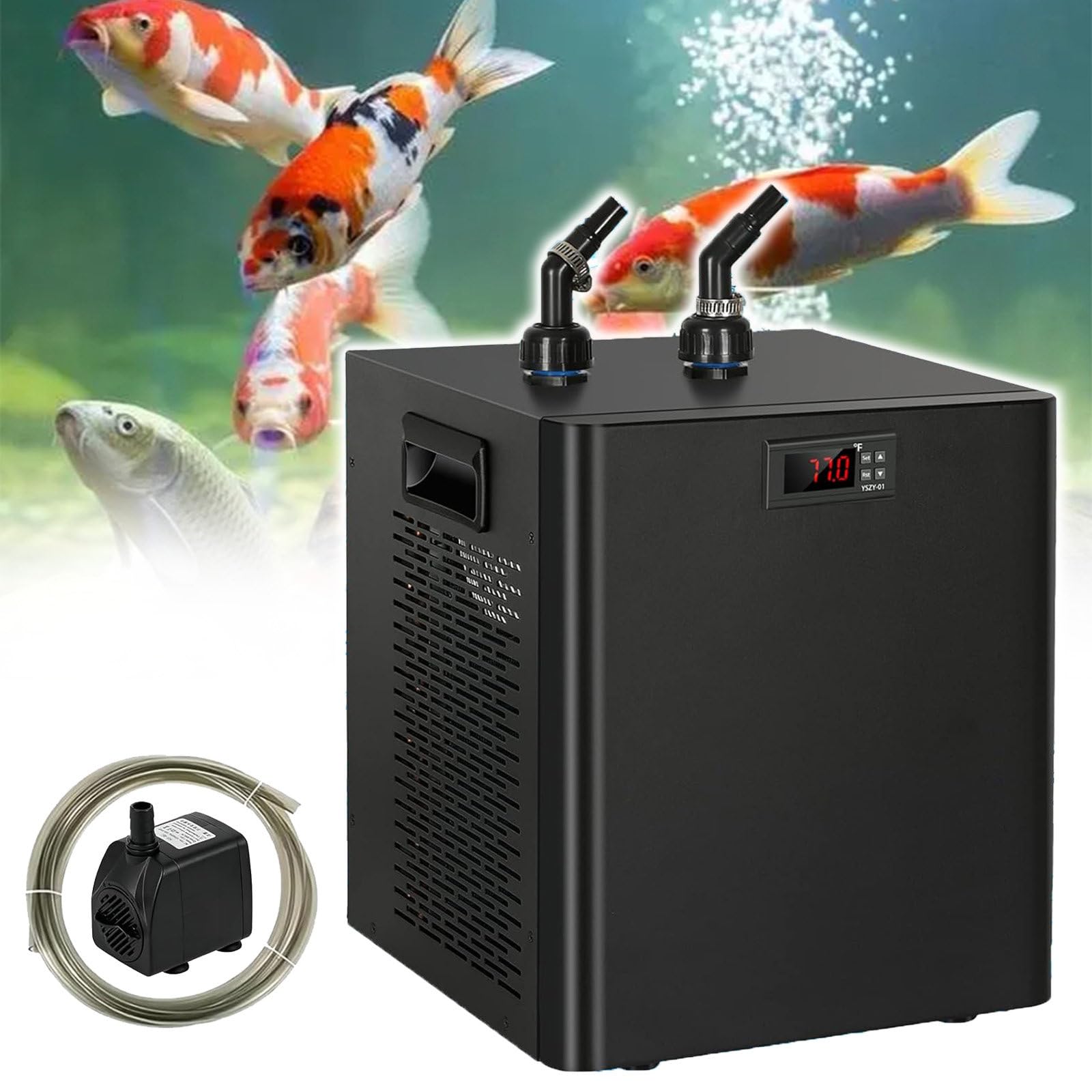 Chłodnice akwariowe, chłodnice wody, podgrzewacze akwariów, akwarium, 160 l/300 l/500 l do nurkowania na zimno