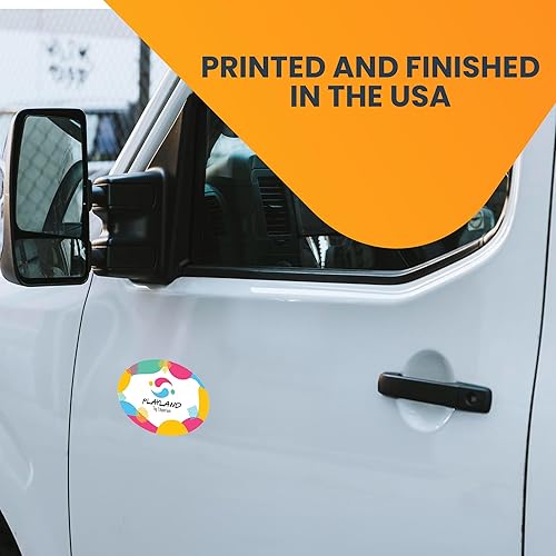 Miniatura 4 de Magnet Me Up Imán personalizado para automóvil, ovalado de 4 x 6 pulgadas, imán personalizable para negocios, publicidad, uso personal, regalos,