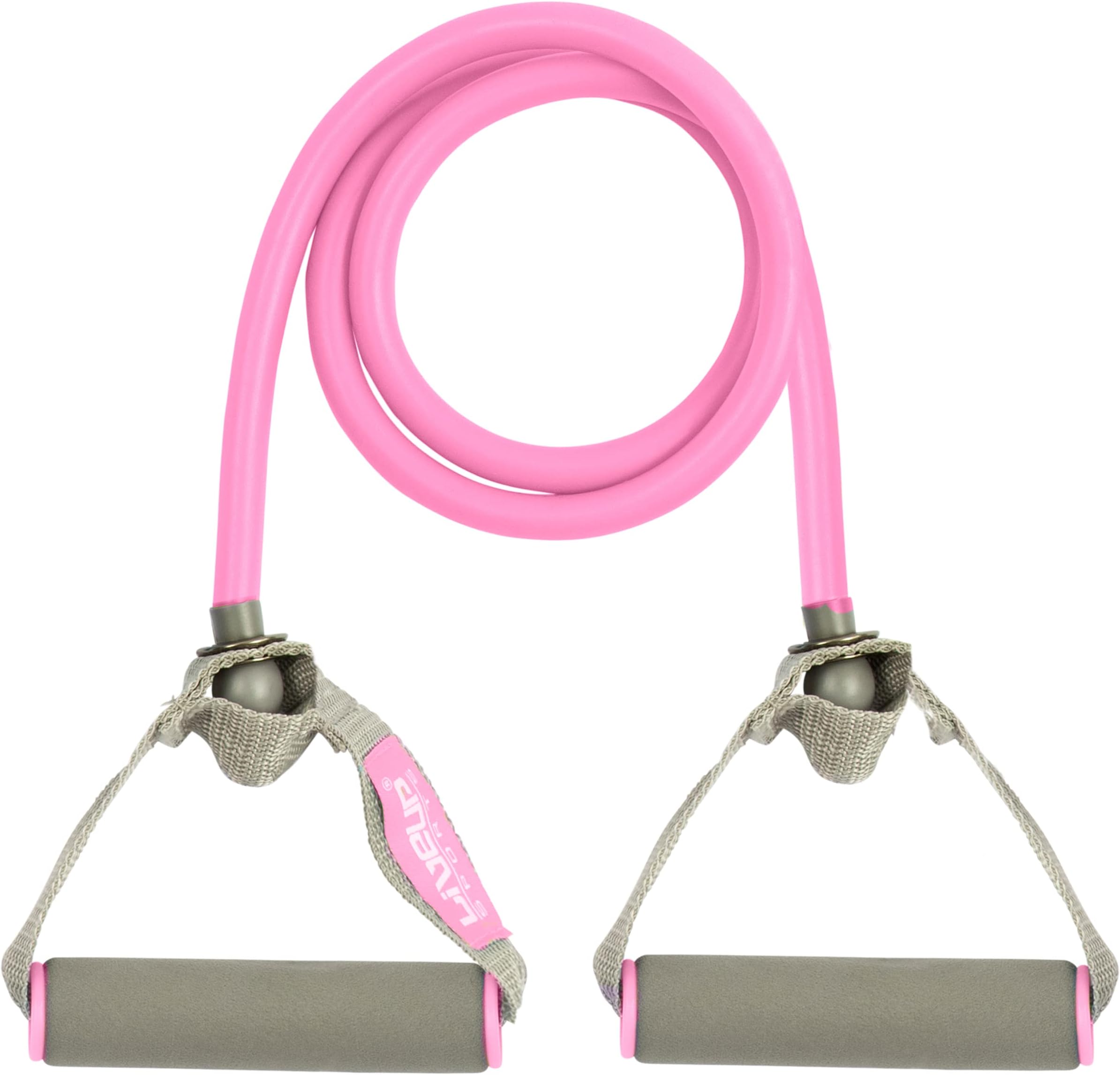 BravichResistance Band Toning Tube Set with Foam Handles for Gym, Strength Training, Fitness Exercise, Yoga or Home Workout