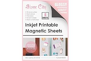 Printable Magnetic Sheets for Personalized Photo Magnets