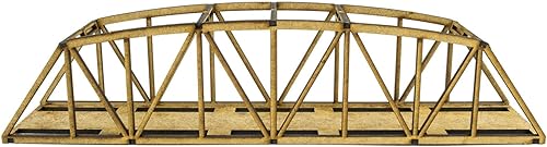 Miniatura 3 de War World Scenics - Puente Camelback MDF de calibre N de una sola vía (7.874 in) (elige color) - Escala de modelado ferroviario Modelo ferroviario