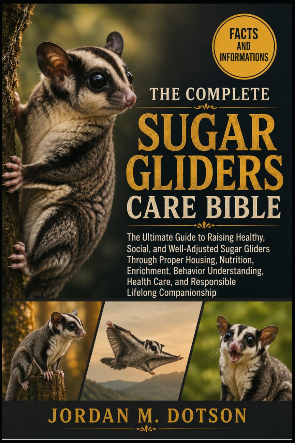 THE COMPLETE SUGAR GLIDERS CARE BIBLE: The Ultimate Guide to Raising Healthy, Social, and Well-Adjusted Sugar Gliders Through Proper Housing, ... Care, and Responsible Lifelong Companionship