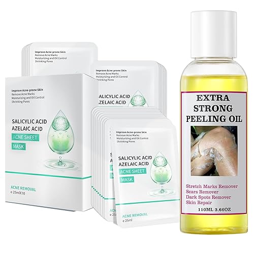 Aceite de pelado para piel oscura, aceite de pelado amarillo, aceite de pelado fuerte, solución exfoliante de pelado extra fuerte para máscara