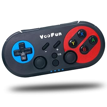 VooFun Switch Controller PC Controller Bluetooth Wireless Controller für Switch/Lite/OLED Windows PC PS3 mit 6 Achsen Gyro Sensor Dual Vibration Turbo Funktion Wake-up Switch Console