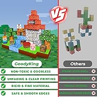 Vista 4 de Goody King Bloques Magnéticos Juego de Cubos de Construcción Magnéticos de 100 Piezas, Juguetes de Construcción para Niños y Niñas de 3-4, 5 6 7 8