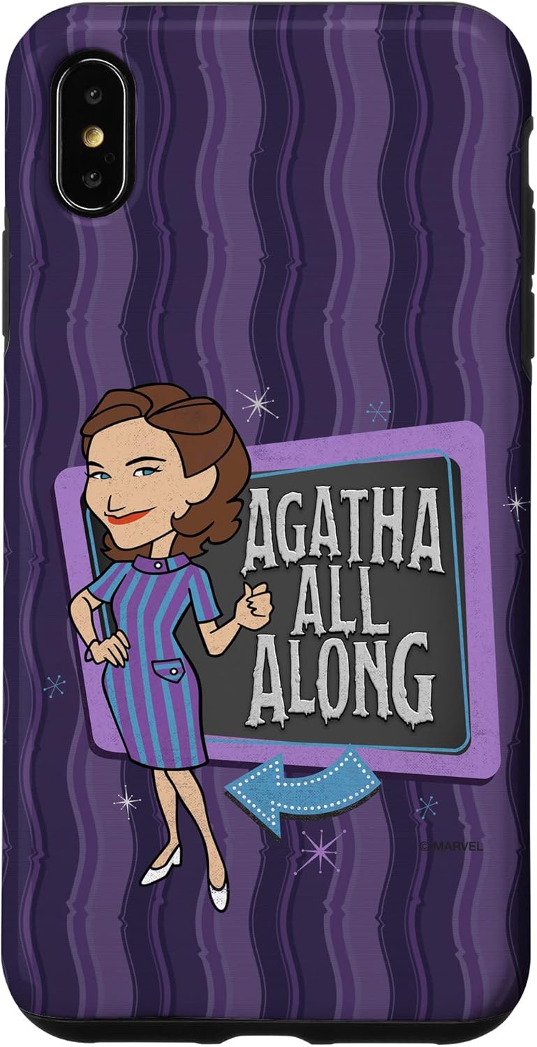 iPhone 11 Pro Marvel WandaVision Agatha All Along 60s Case