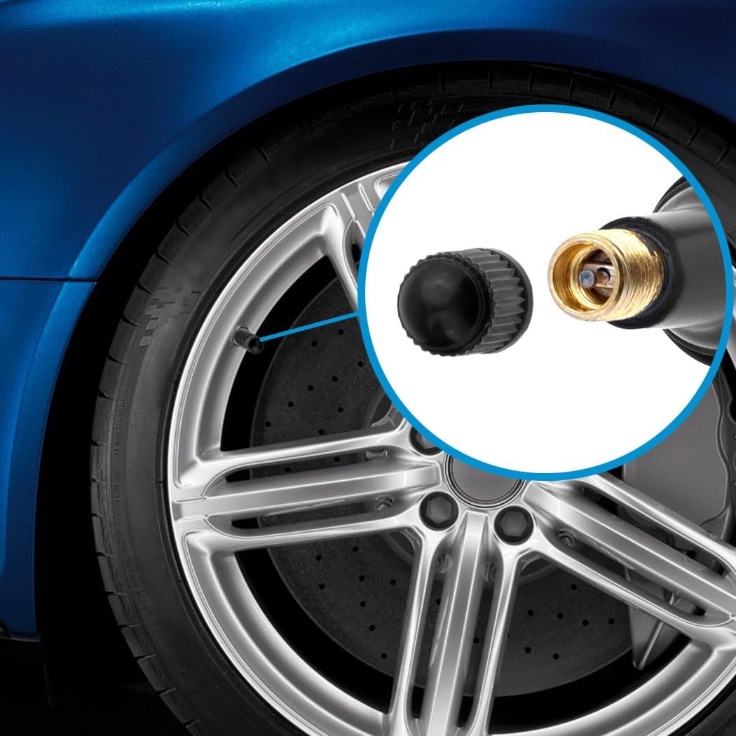 CM Cosmos Black TR413 Rubber Snap-in Valve Stems Tire Valve Stems Tyre Valve Stems, 15 Pack