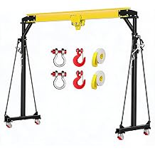 Adjustable Portable Gantry Crane w/Manual Trolley - 2 Ton 44004500 lb