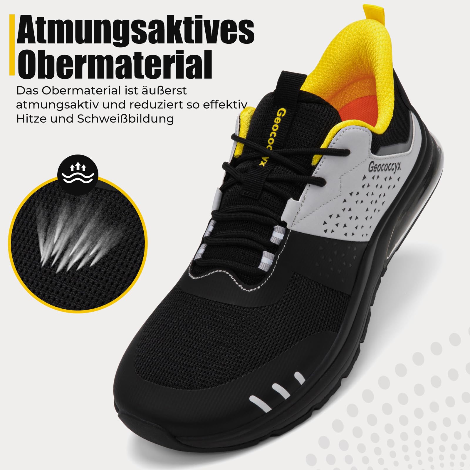 Breite Zehenbox Laufschuhe Herren Sportschuhe | Sneaker,Turnschuhe,Freizeitschuhe,Atmungsaktiv,Stoßdämpfung,Rutschfest,für Alltag und Outdoor